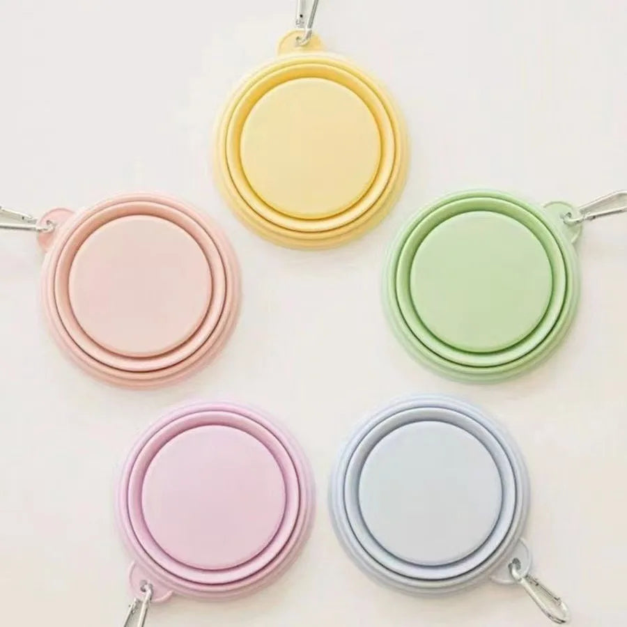 Faltbarer Hundenapf in 5 Farben – Purple, Sky Blue, Yellow, Pink, Hellgrün | Petix
