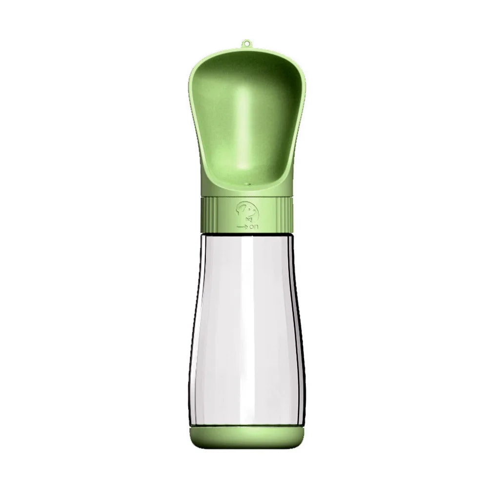Portable Hundetrinkflasche Grün 510ml – Große Hundetrinkflasche für lange Wanderungen