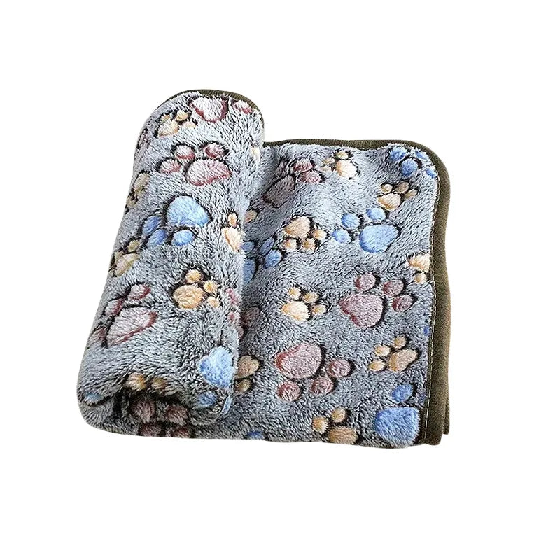Tierdecke in Grau – Coral Fleece, 60×40 cm bis 104×76 cm