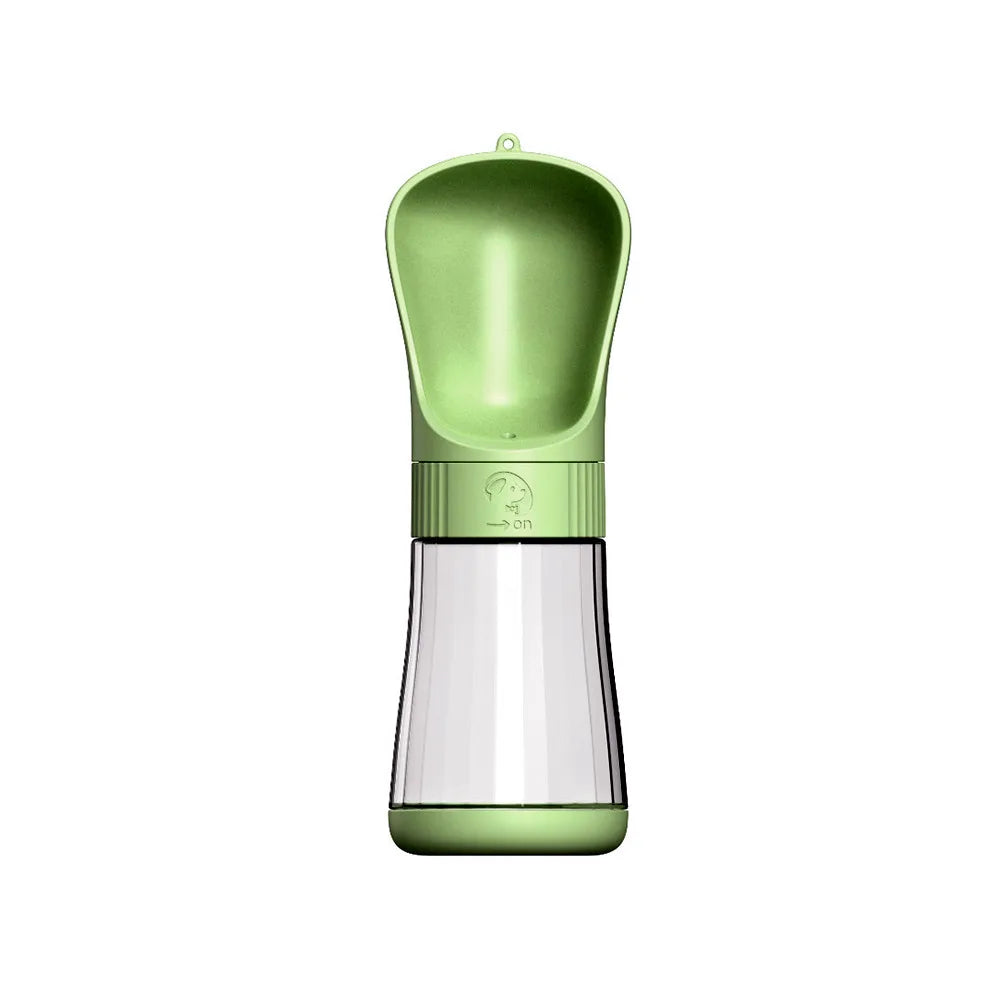 Portable Hundetrinkflasche Grün 330ml – Leichte Trinkflasche für Hunde