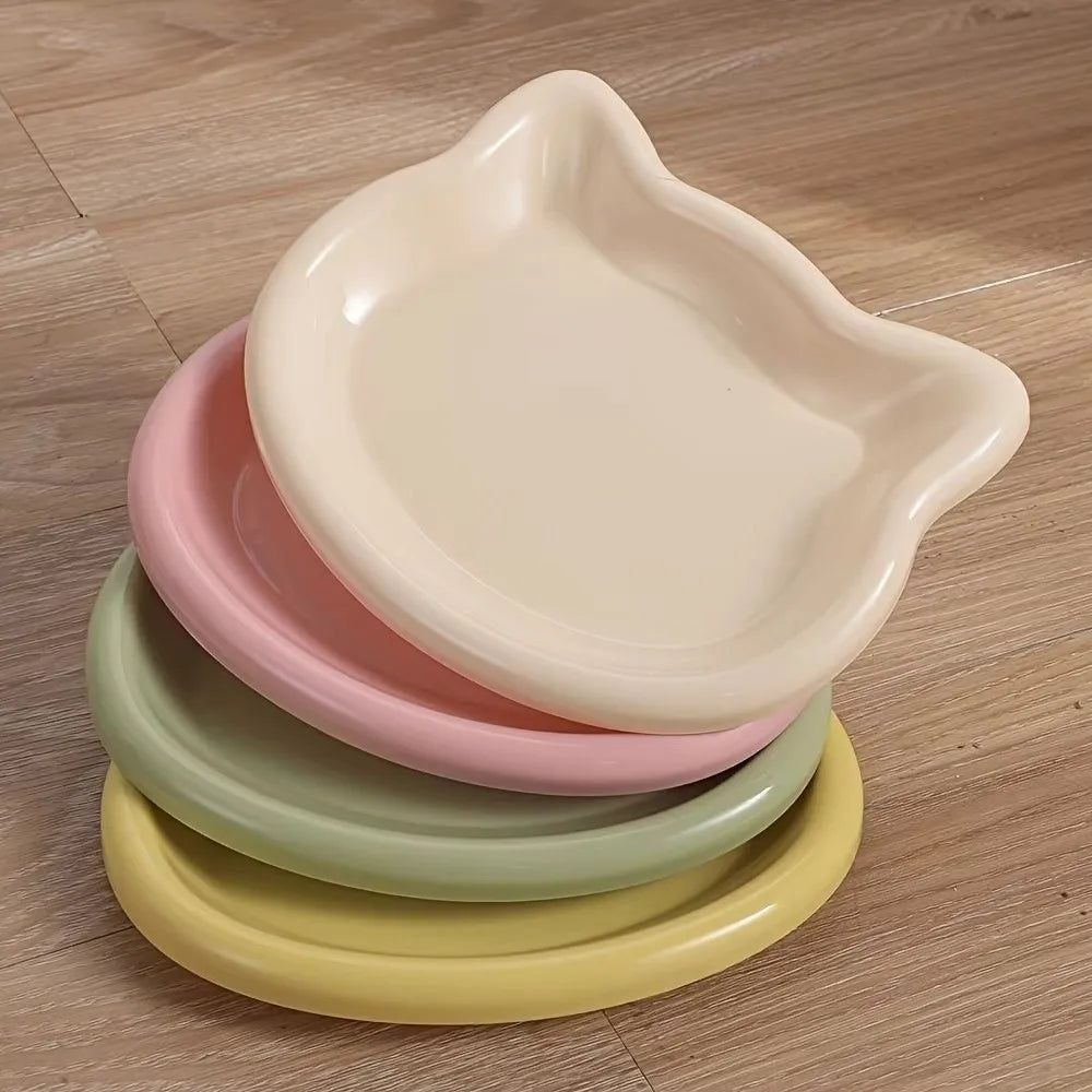 Katzennapf mit Katzenform – Übersicht aller Farben, rutschfest, 15×12 cm